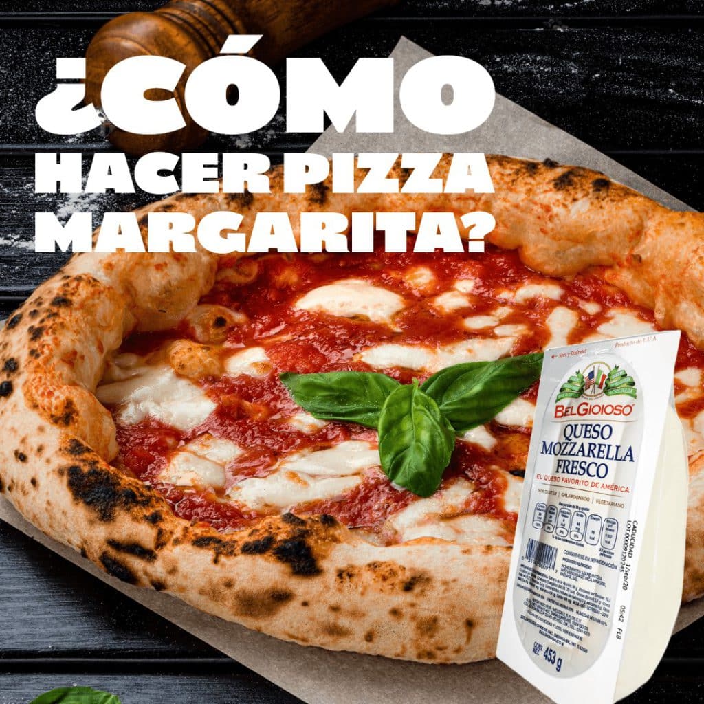 Aprende a preparar Pizza Margarita ¡Para este finde!