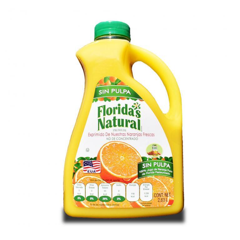 Jugo Florida´s Natural de Naranja 2,63 l Mexideli