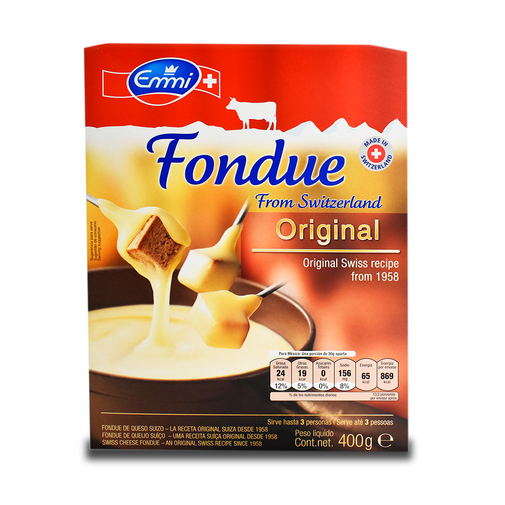 Fondue Original 400 gr – Quesos y Jamones importados