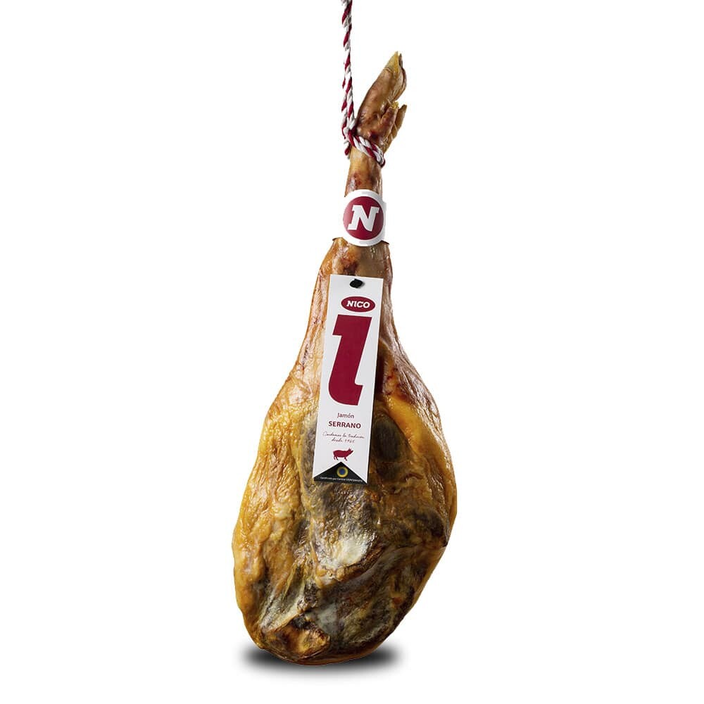 Jamón Nico Serrano Bodega Corte V 6,5 a 8 kg - Mexideli