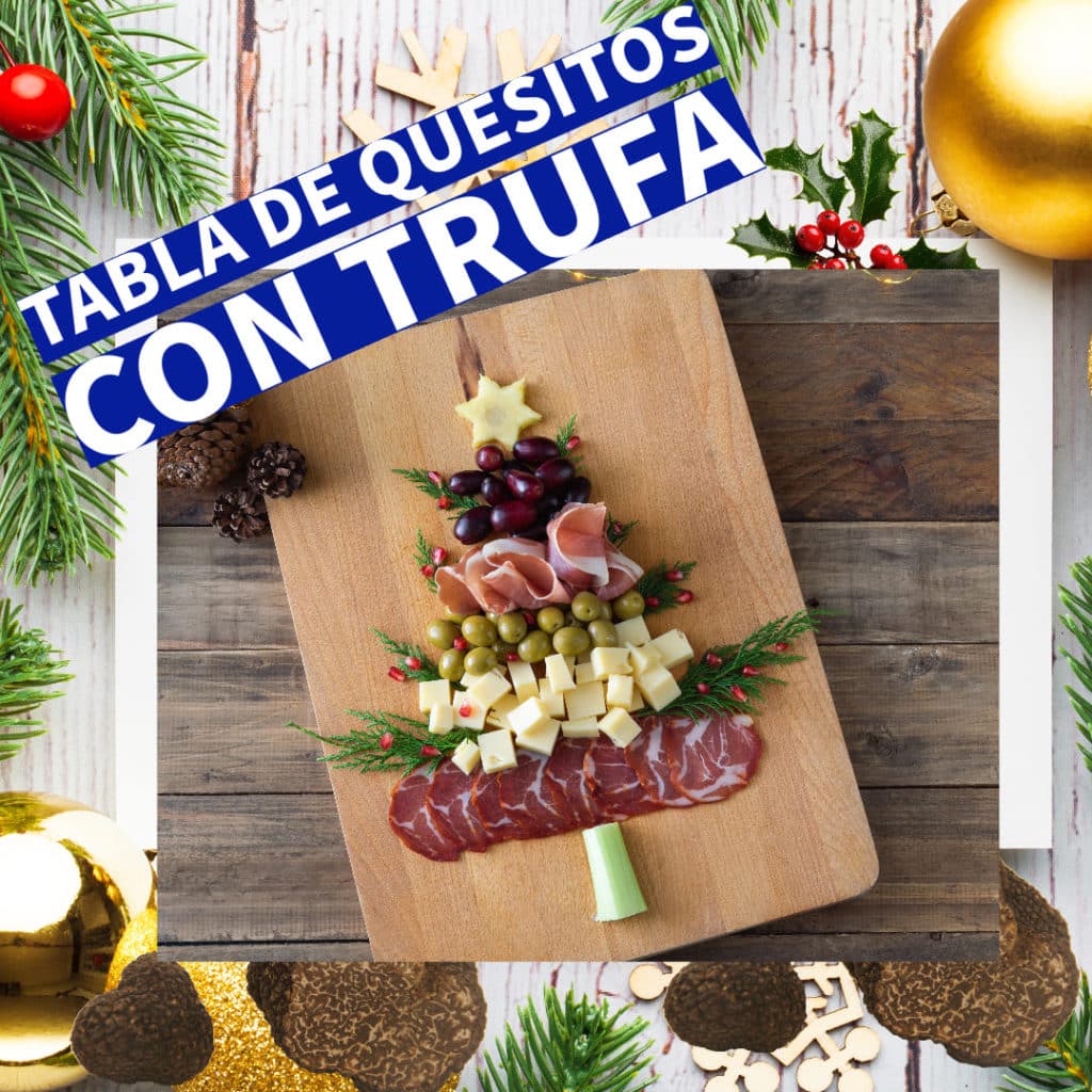 tabla de quesos para navidad